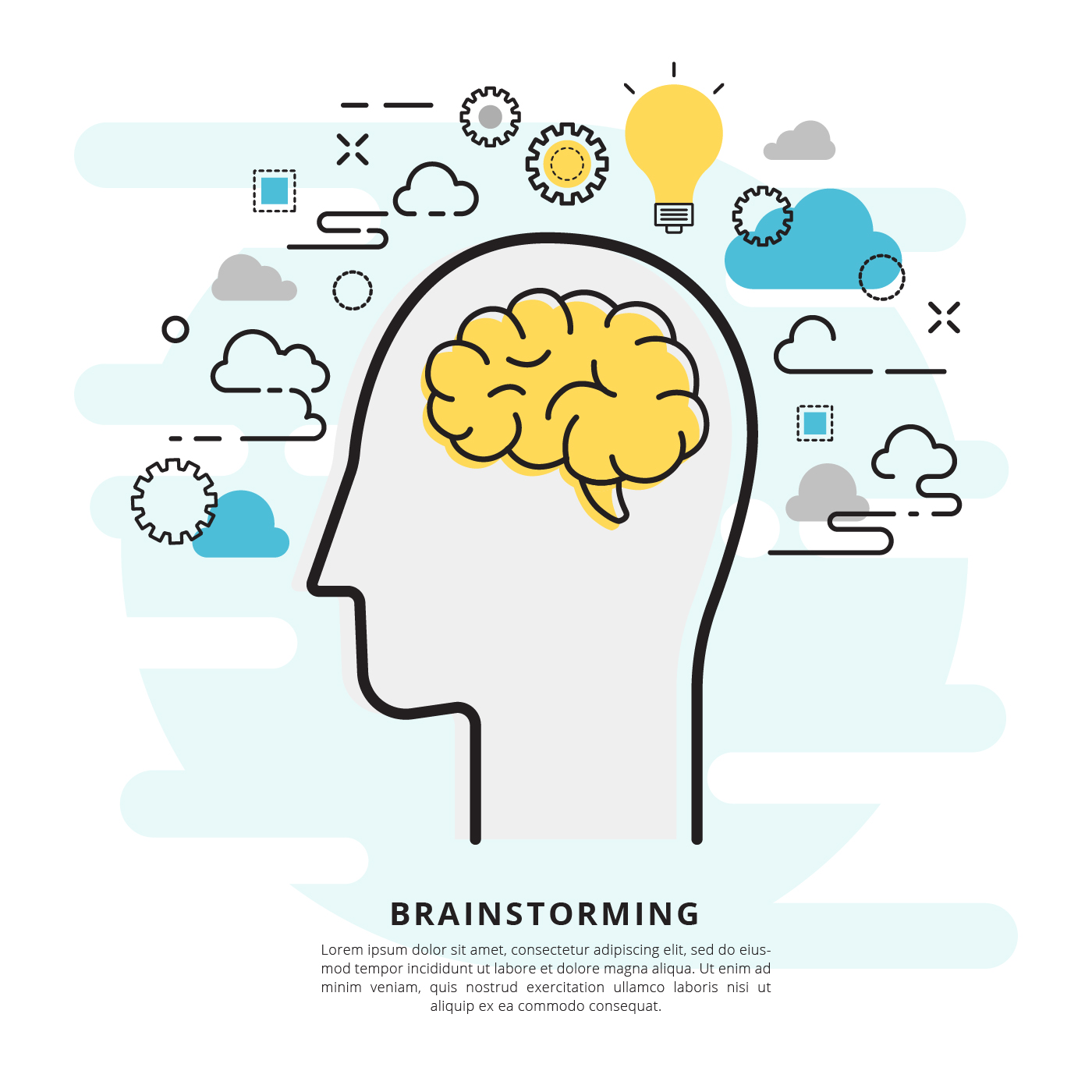 Download the Brainstorming Vector Illustration 203787