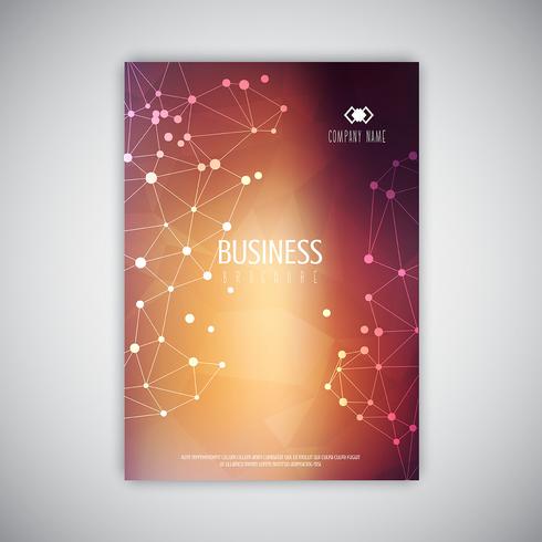 Bbstract brochure design  vector