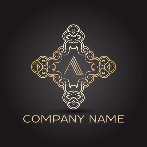 Logotipo de la empresa elegante vector