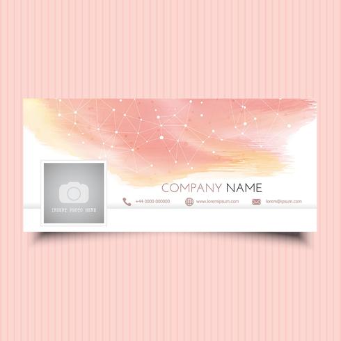 Social media cover design vector