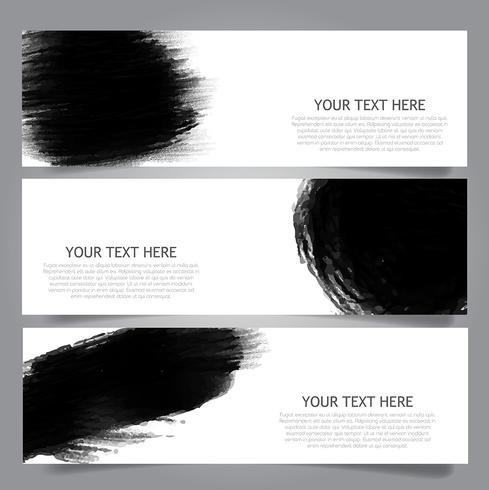 Grunge vector banners