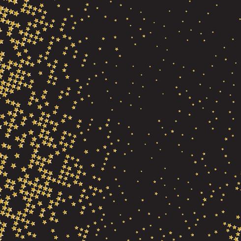 Gold star background  vector