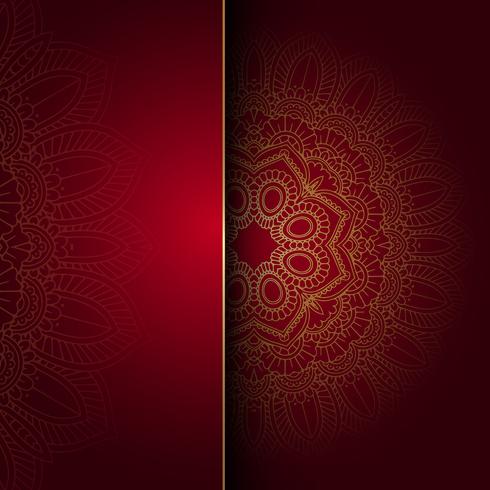 Decorative mandala background  vector