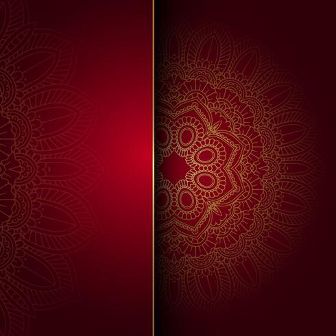 Fondo mandala decorativo vector