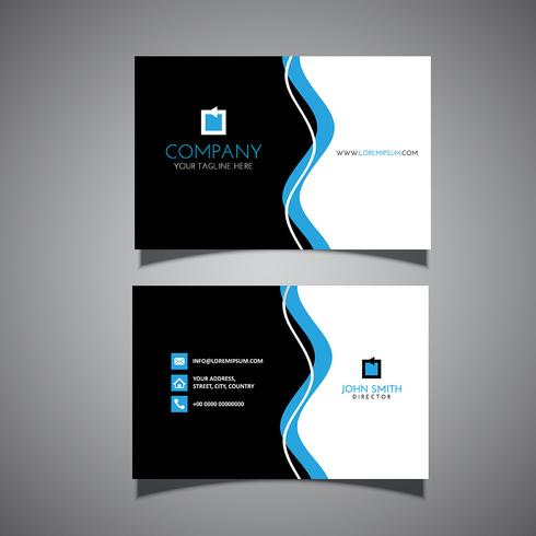 Business card design vector