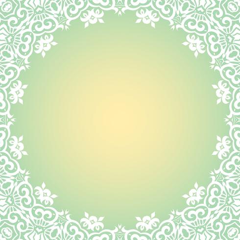 Cenefa floral decorativa vector