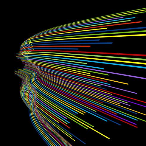Abstract lines  vector