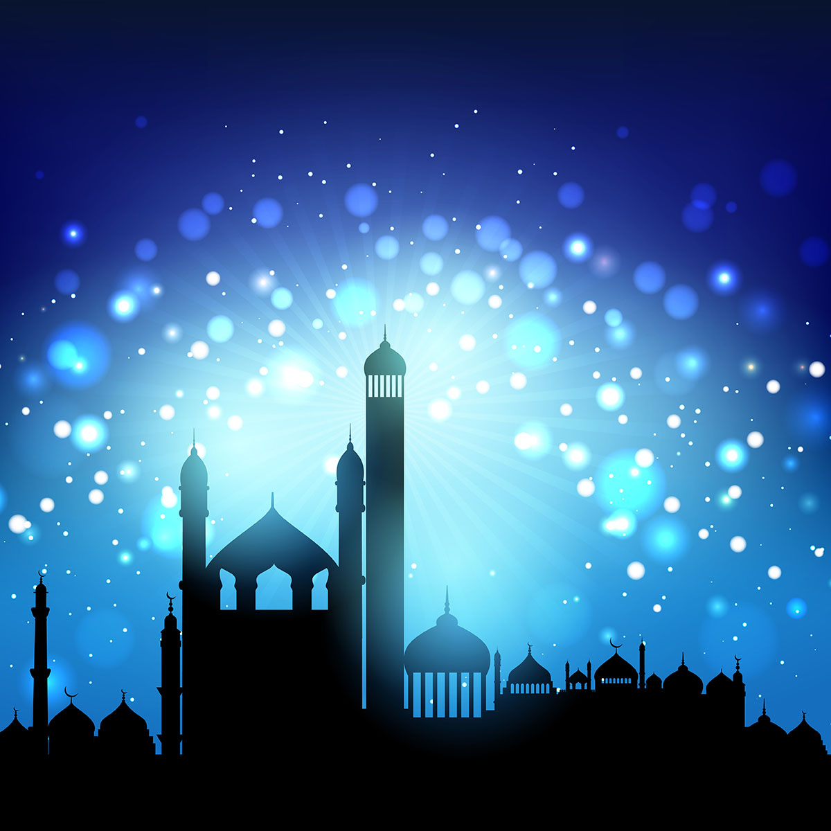 Silhouette of mosques Download Free Vectors Clipart 