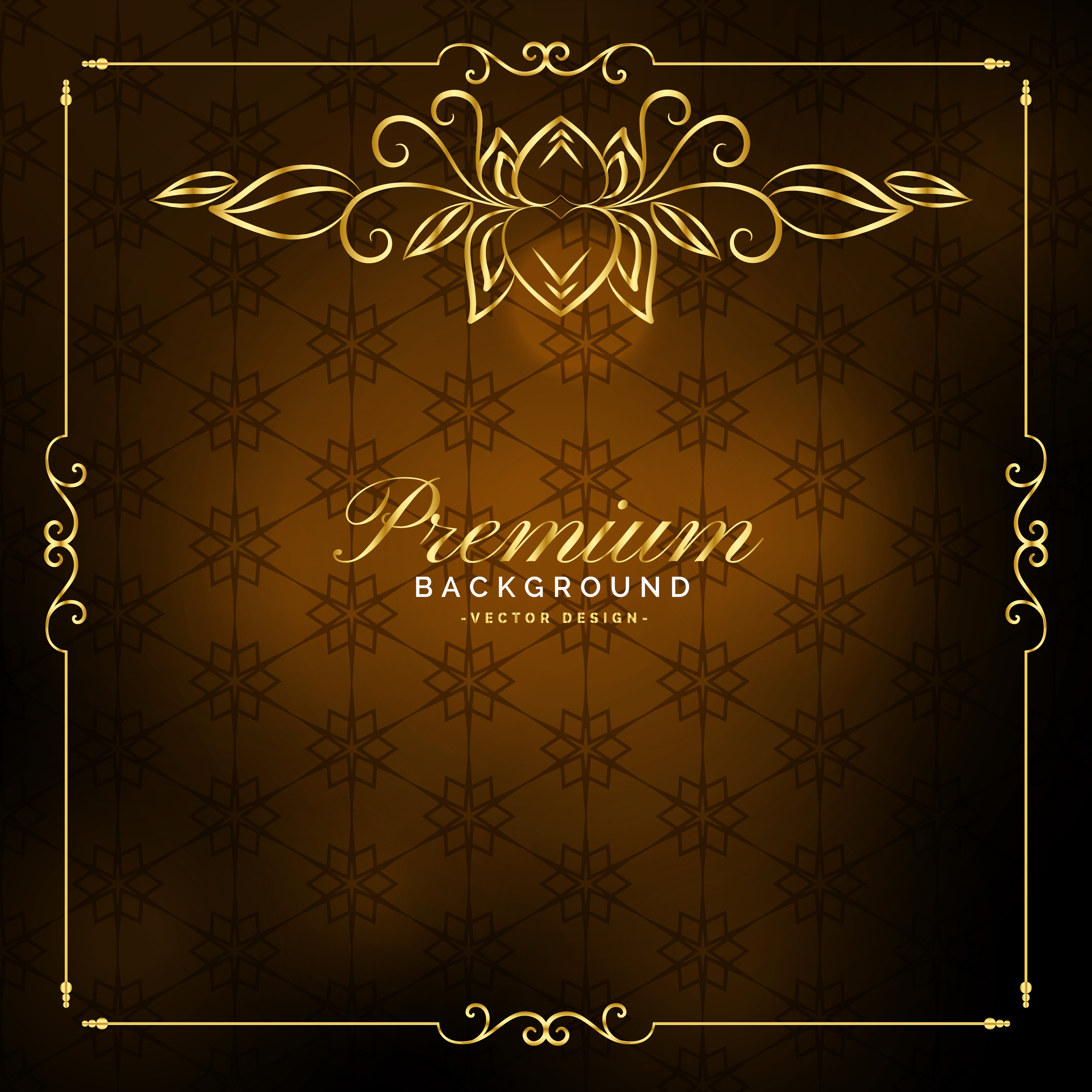 luxury premium golden vintage background design download