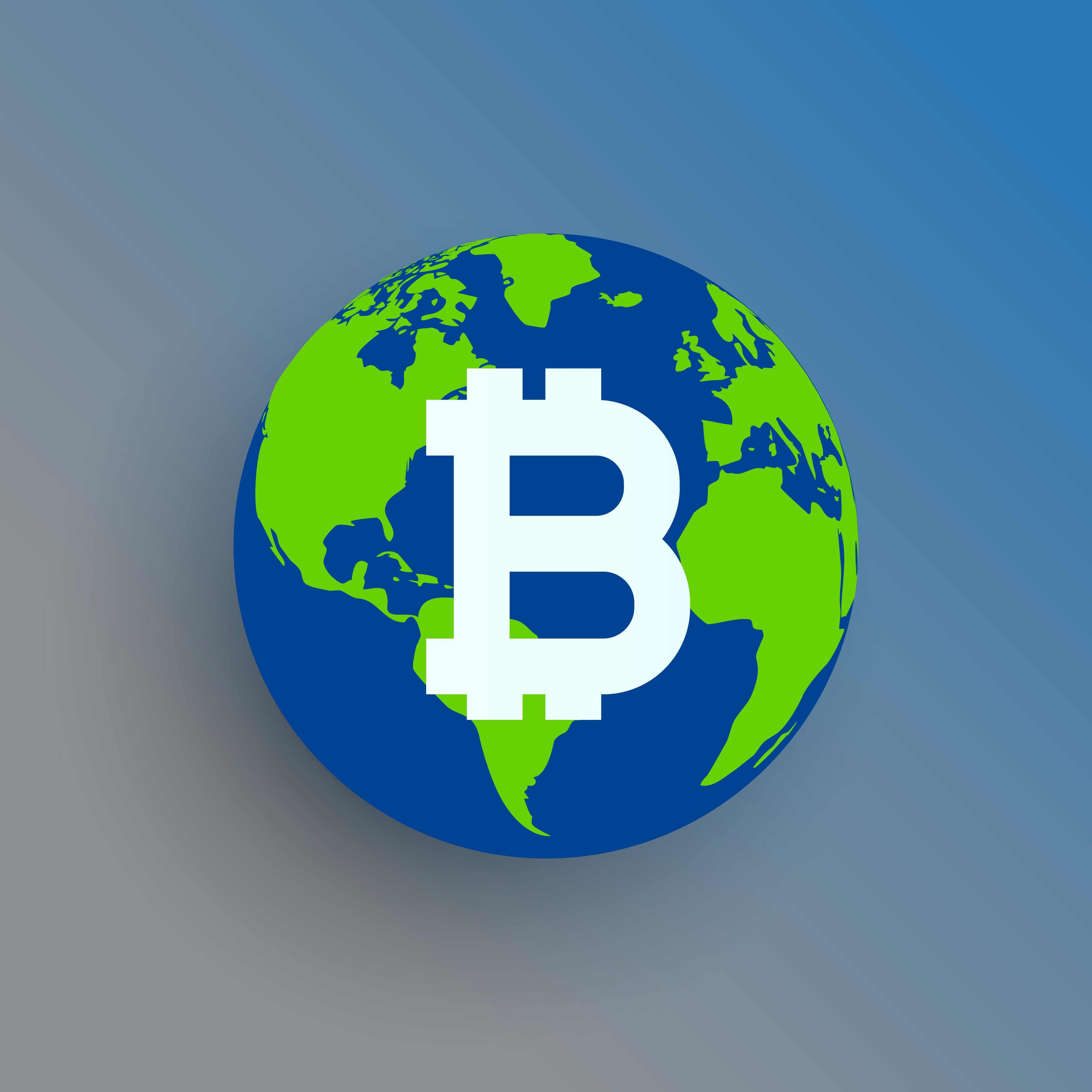 bitcoin symbol on world map - Download Free Vector Art ...