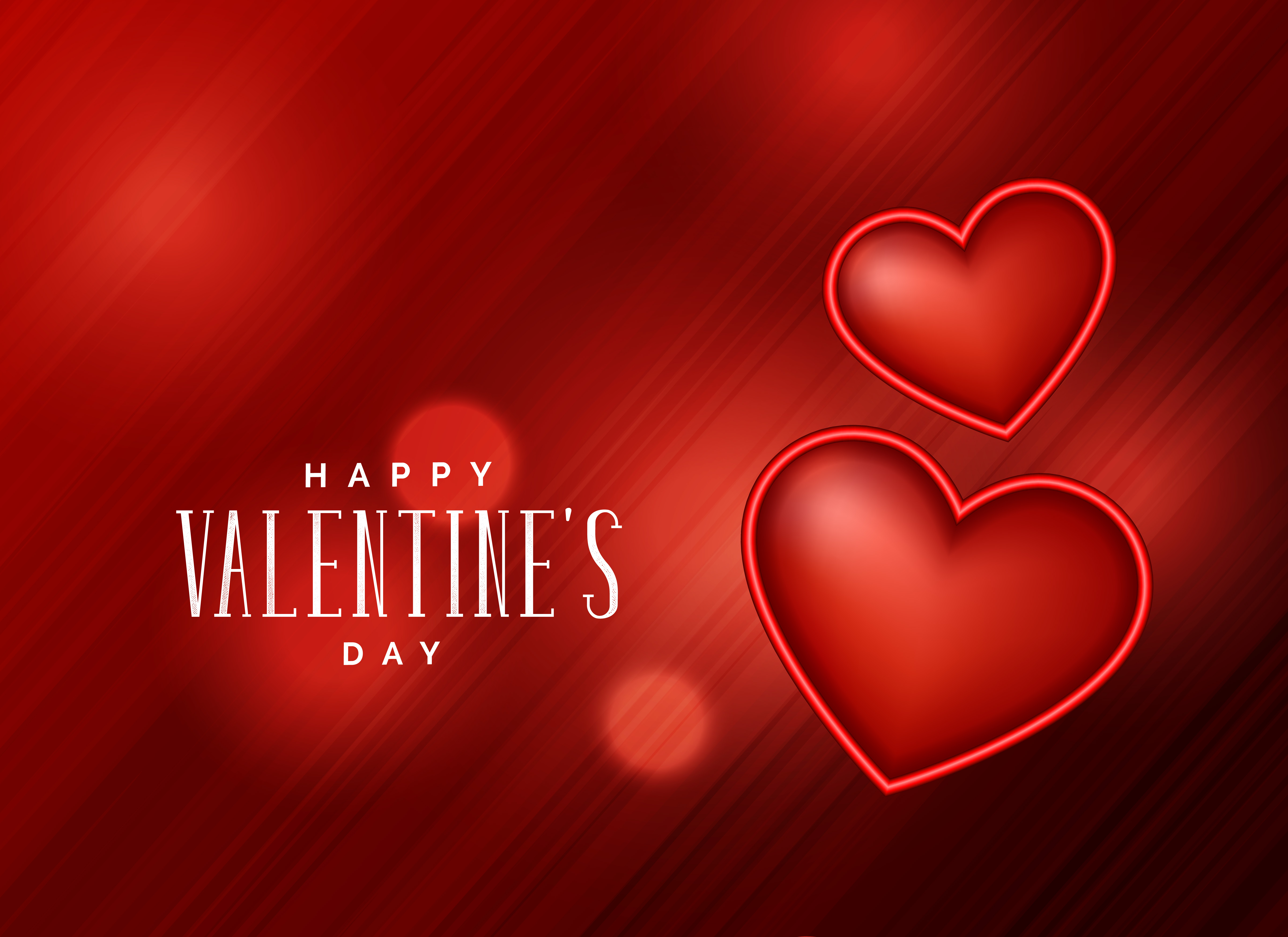 Download red background with 3d heart design - Download Free Vector Art, Stock Graphics & Images