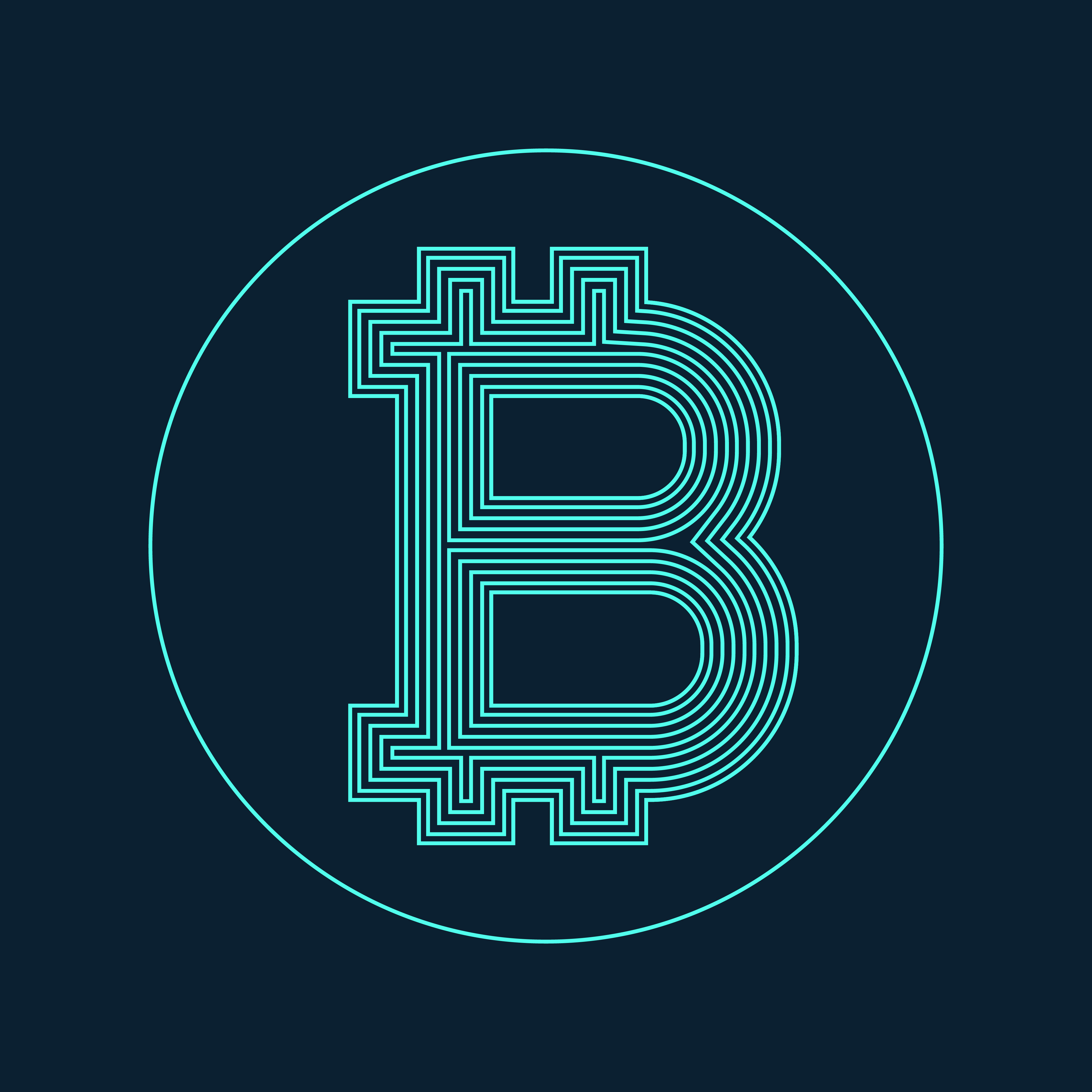 digital bitcoin currency symbol vector design - Download ...