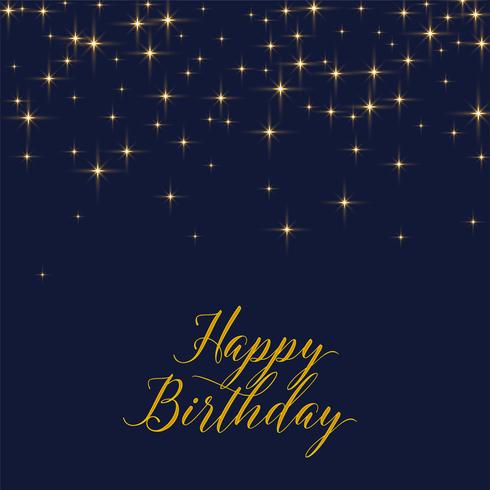 happy birthday background blue