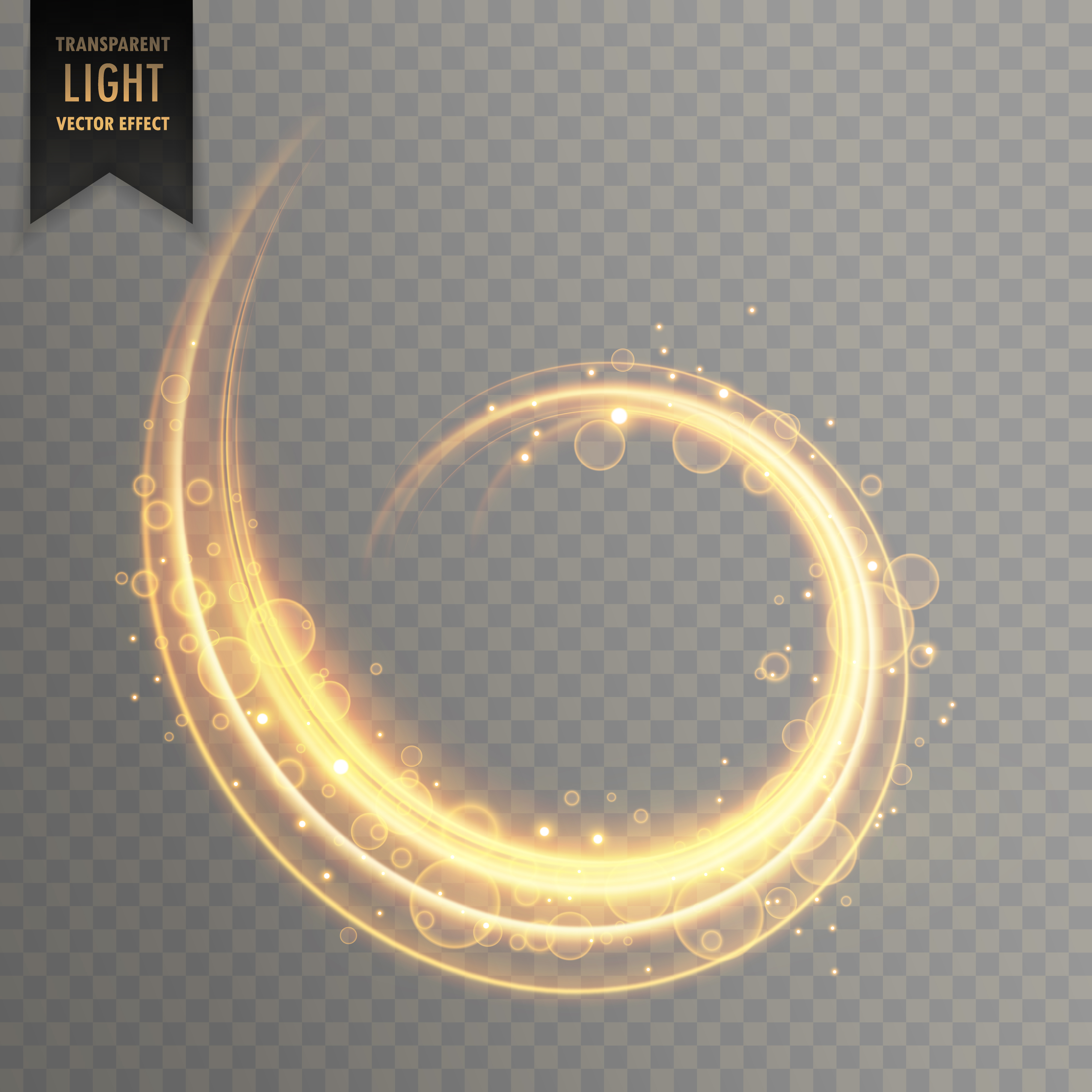 transparent light effect vector element Download Free Vector Art