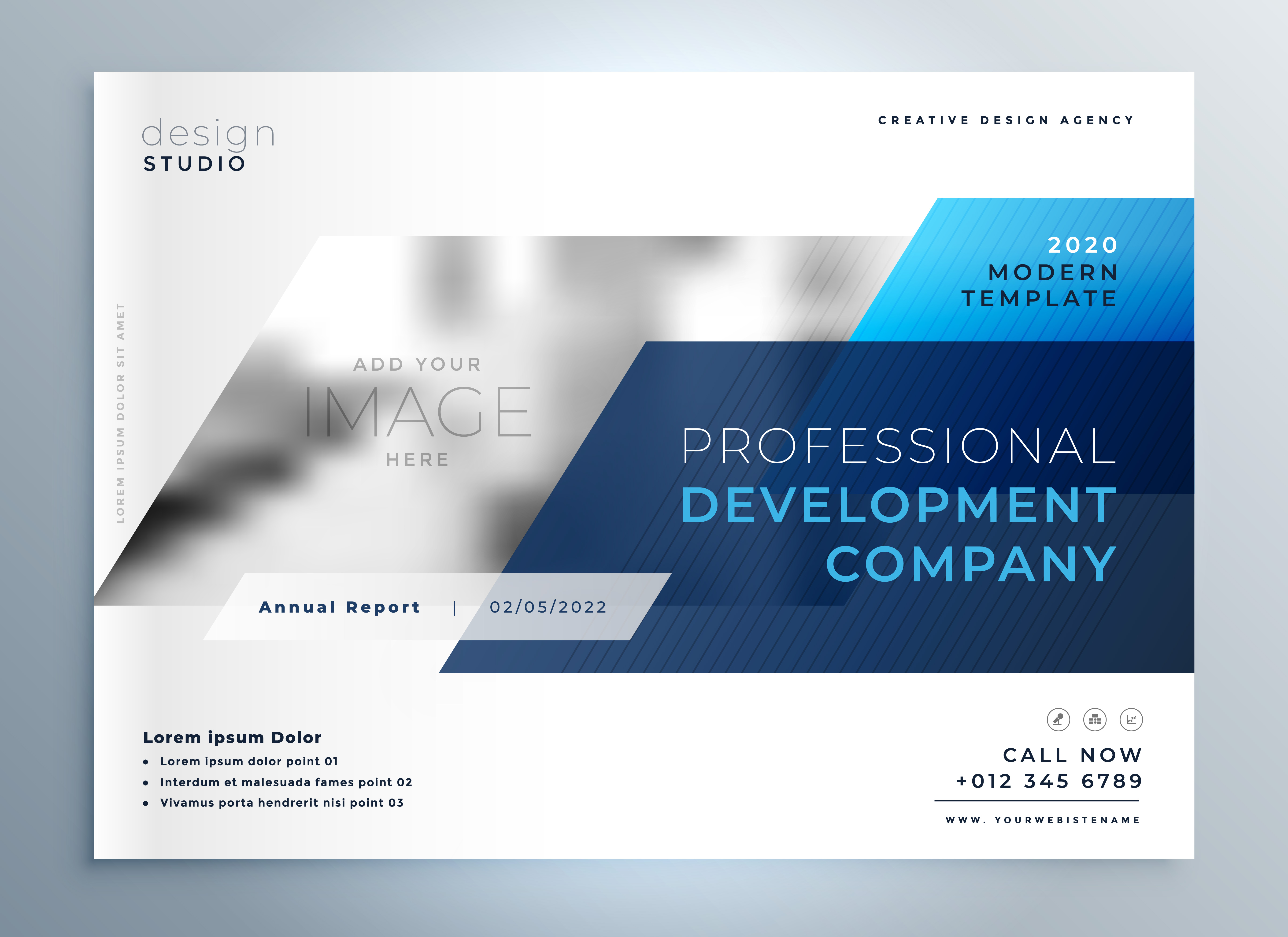 business presentation cover design