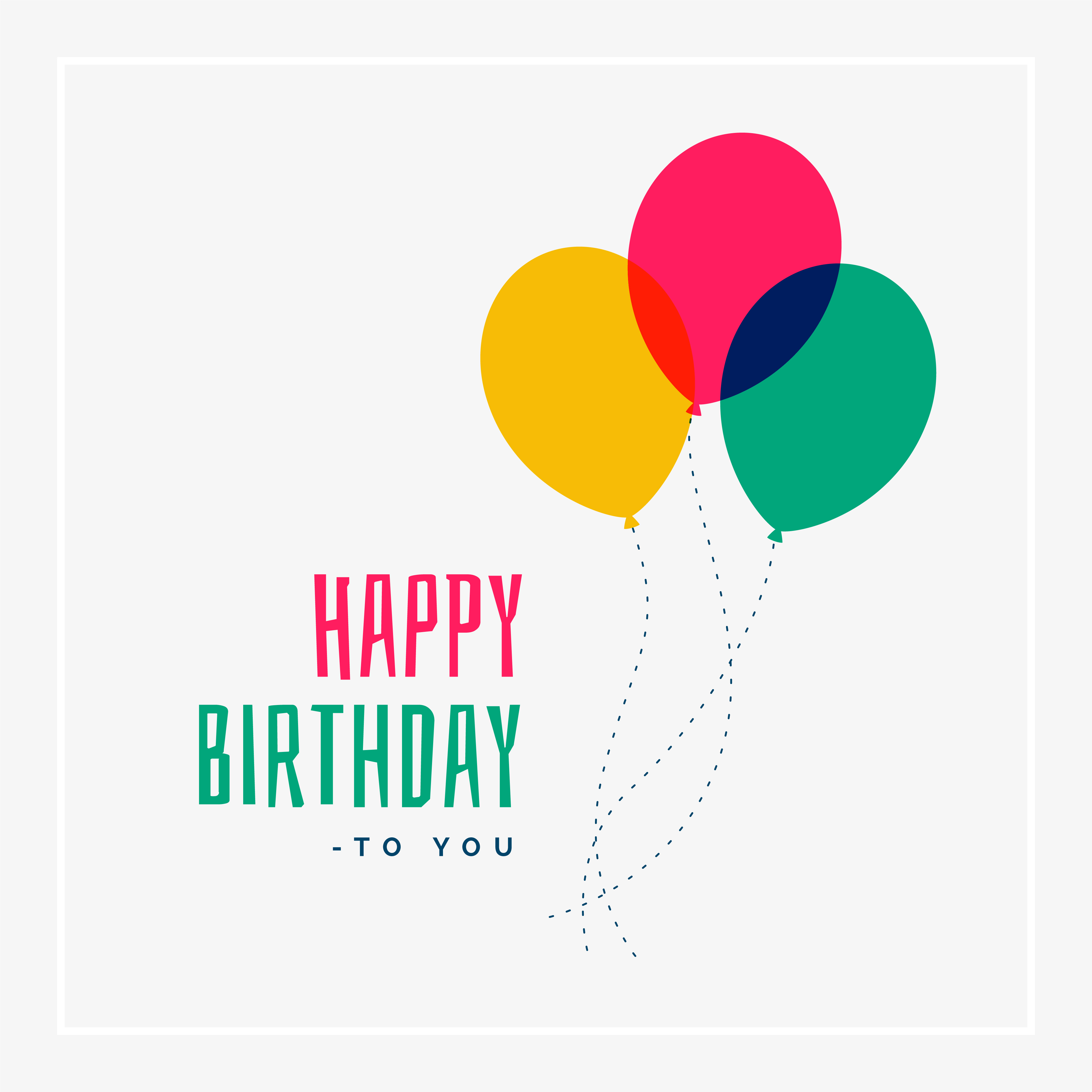 Simple Birthday Card Design