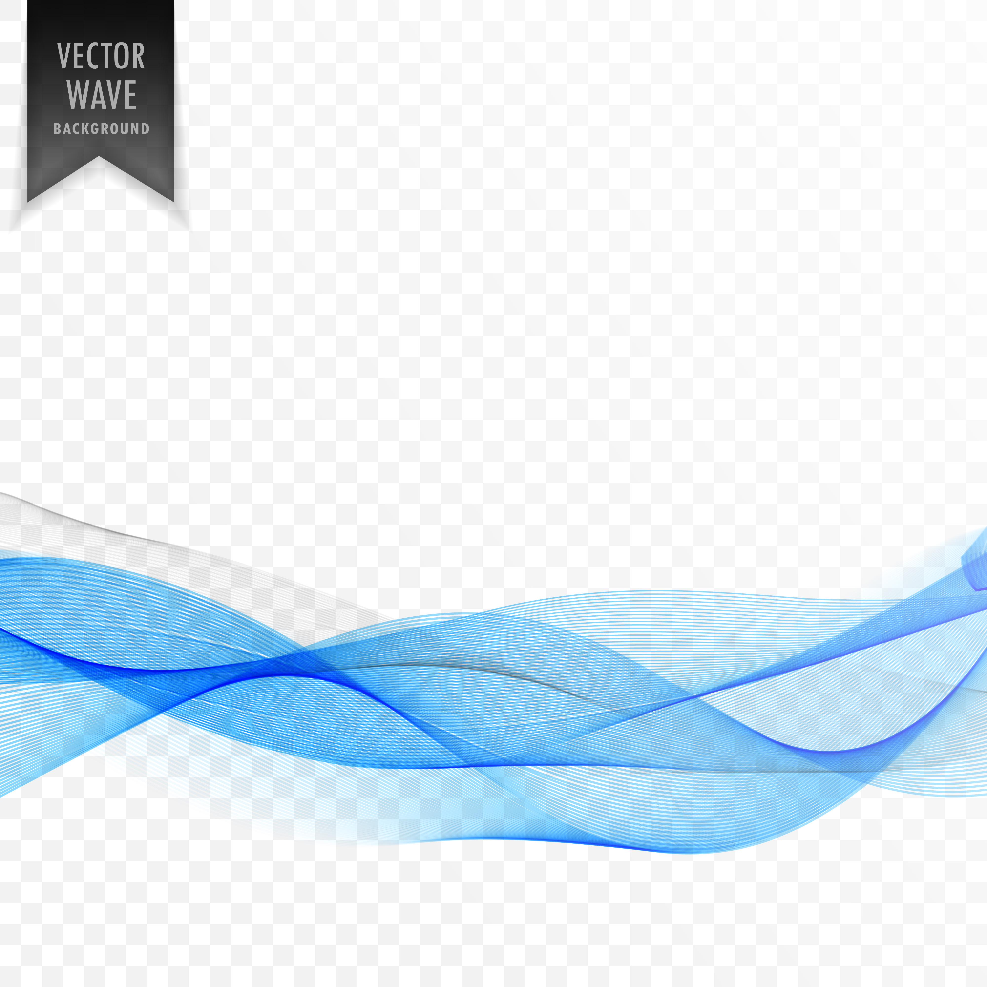 transparent vector wave background design - Download Free ...