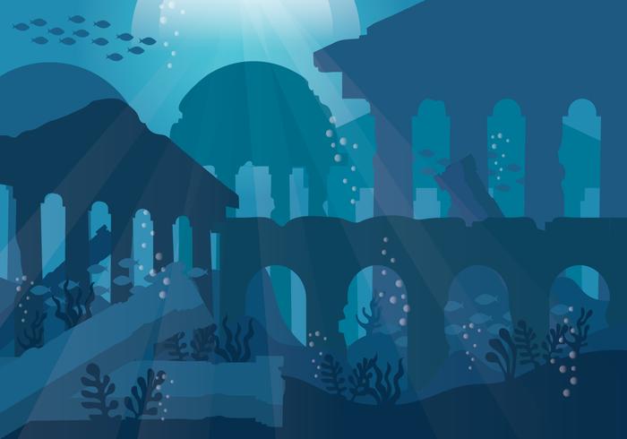 City of Atlantis Vector