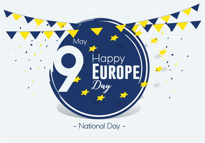 Europe Day Vector