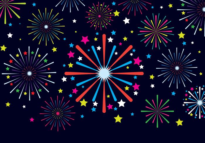 Fireworks Vector Ilustration