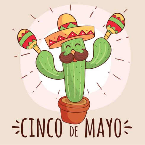 Funny Cinco De Mayo Vector