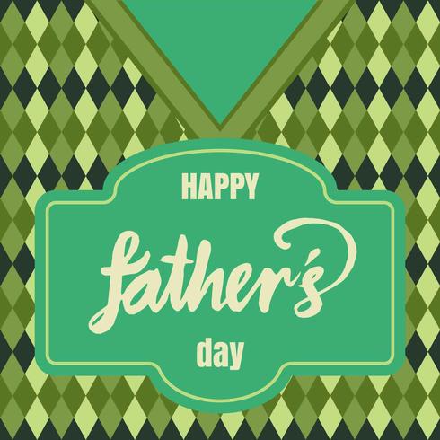 Happy Fathers Day Illustration Vector