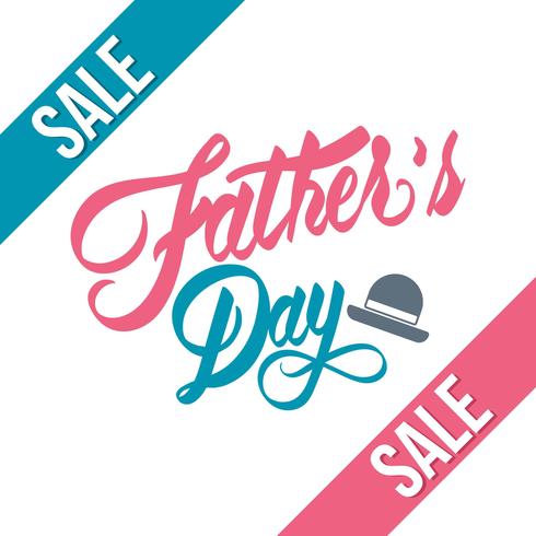 Venta del día del padre vector