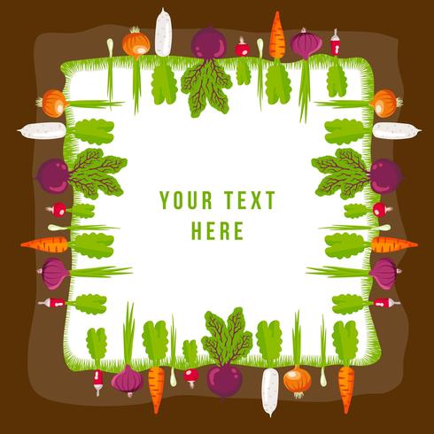 Vegetables Garden vector