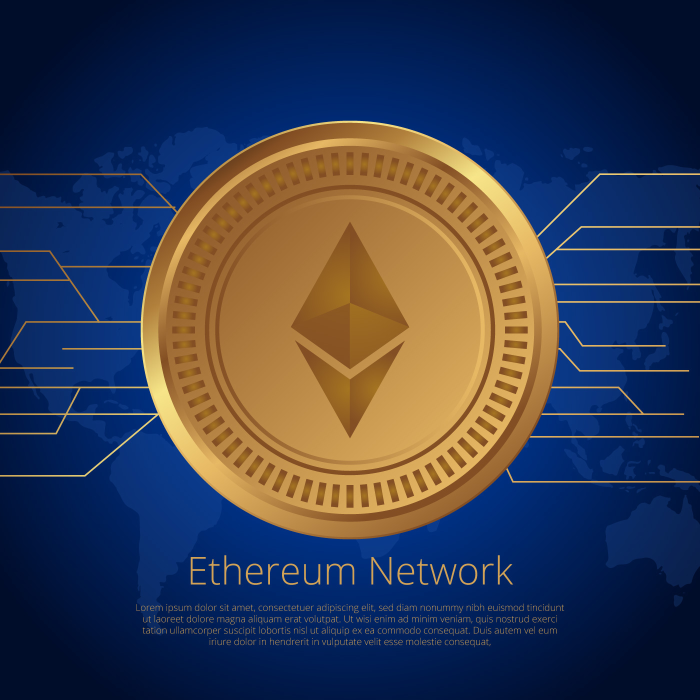 Ethereum Network Concept Vector 206169 - Download Free ...