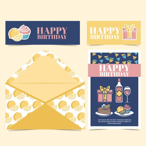 Vector Birthday Card