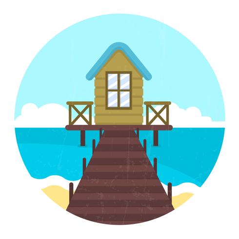 Beach House vector