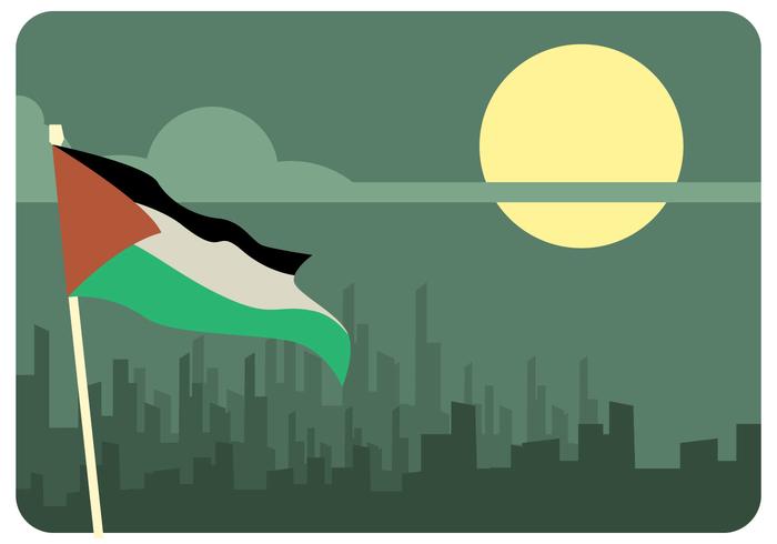 Gaza City at Night  vector