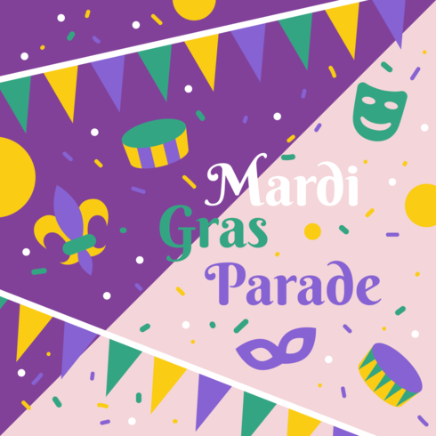 Mardi Gras Parade Vector