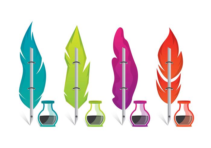 Scribe Pen Vector Set