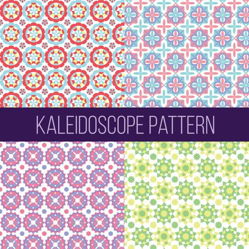 Kaleidoscope Pattern Collection Vector