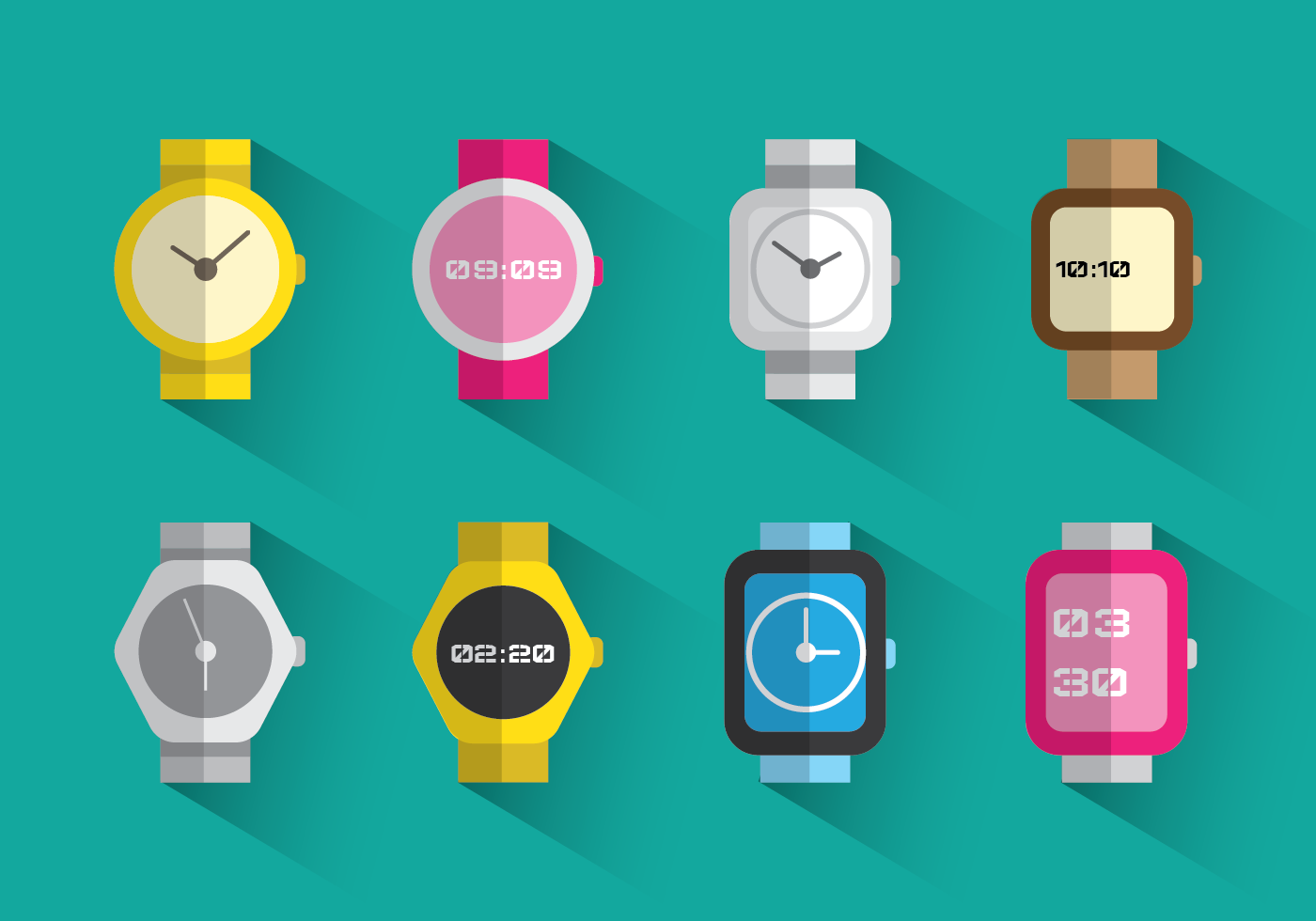 Watch Vectors 206303 Vector Art at Vecteezy