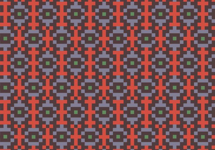 Native Square Pattern Background vector