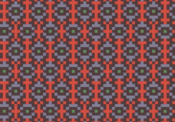 Native Square Pattern Background vector