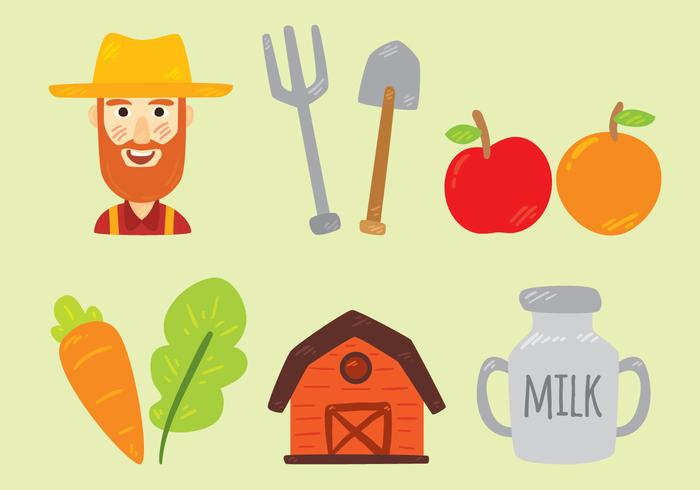 Farm Element Vector