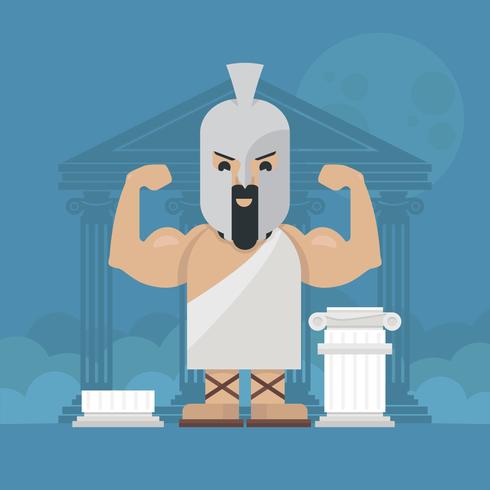 Hercules Mythology Character Illustration