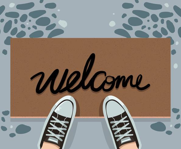 Welcome Mat Vector