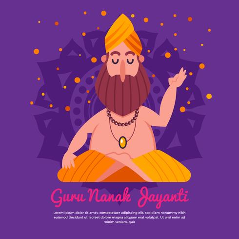 Guru Character Vector