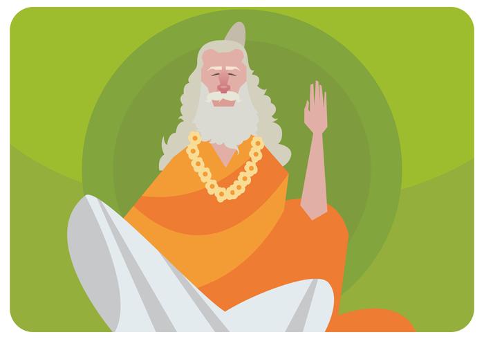 Guru Illustration Vector
