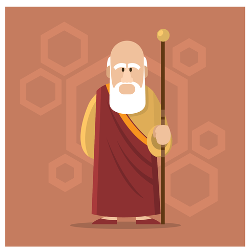 Male Guru Character vector