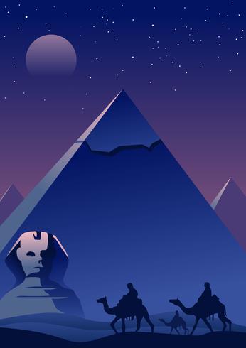 Egyptian Pyramids vector