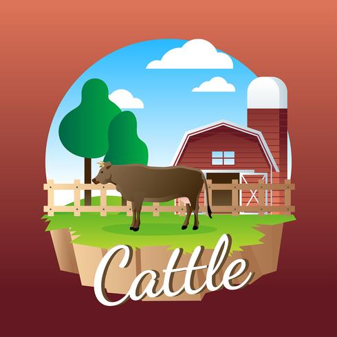 Cattle Illlustration Vector