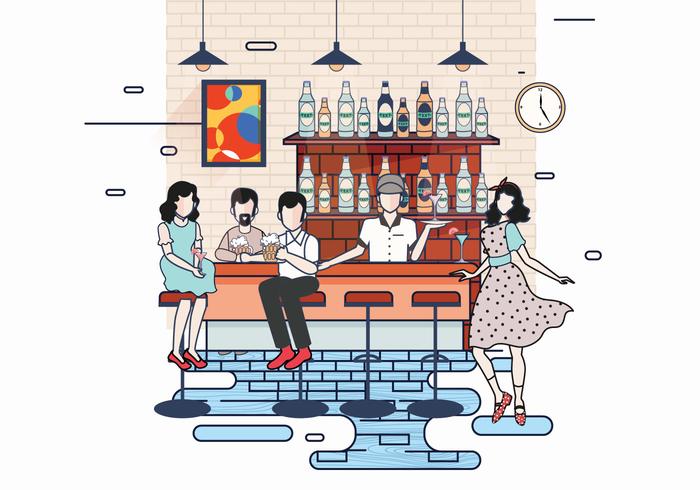 Crowded Bar Vol 3 Vector