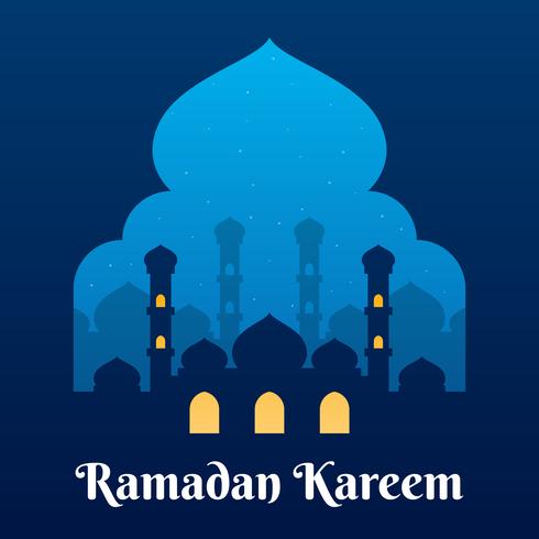 Fondo gráfico de Ramadán vector