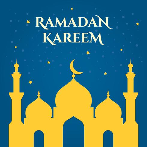 Fondo de Ramadan Kareem vector