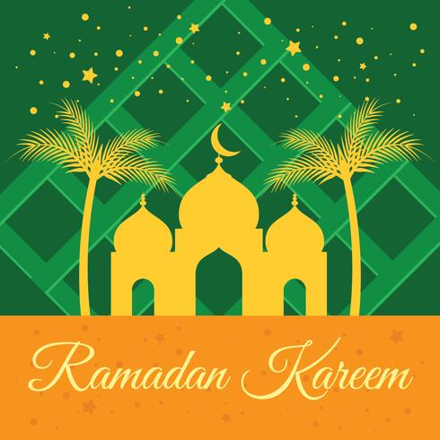 Fondo de Ramadan Kareem vector